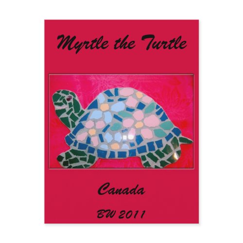 Myrtle the Turtle Canada Postcard postcard