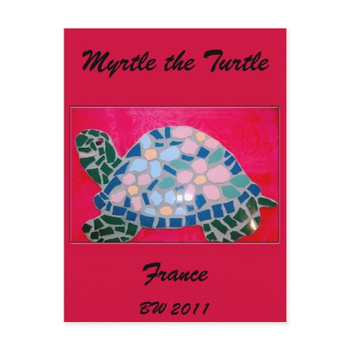Myrtle the Turtle France Postcard postcard