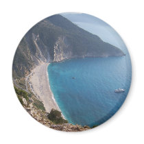 Myrtos in Kefalonia island in Greece magnets