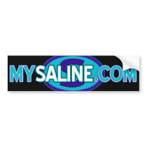 mysaline blues2 bumper stickers