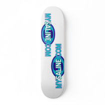 mysaline blues skateboard by shellirussell mysaline blues skateboard