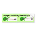 myspace addy Bumper Sticker bumper stickers