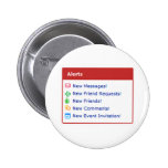 Myspace alerts online funny parody buttons