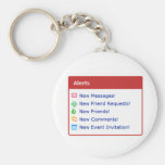 Myspace alerts online funny parody keychains