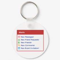 Myspace alerts online funny parody keychains
