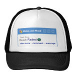 Myspace mood FADED funny online parody hats