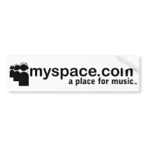 Myspacerecords bumper stickers