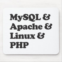 Mysql Apache Linux PHP Mouse Pads