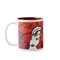 Mystere, the Fire Dancer mugs