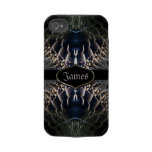 Mysterica Fractal Art Custom Name iPhone 4 Case