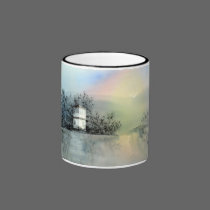 Mysterious Boathouse Mug mugs