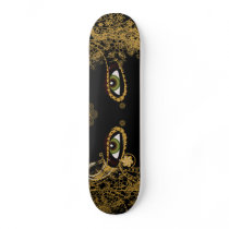 Mysterious Eyes Skateboard by andreacreations Mysterious Eyes Skateboard