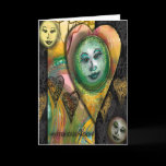 Mysterious Moon Greeting Card