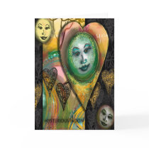 Mysterious Moon Greeting Card by Heartaday Mysterious Moon Greeting Card