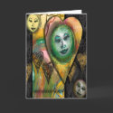 Mysterious Moon Greeting Card by Heartaday Mysterious Moon Greeting Card
