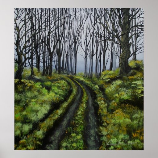 Mysterious Unknown Landscape Art Print