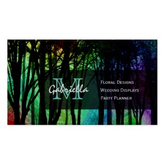 Mysterious Woods : Monogram Business Cards Pack Of Standard Business Cards