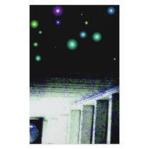 Mystery Galaxy Porch with Distant Sun stationery by JudyMarisaEclecticCo Mystery Galaxy Porch with Distant Sun stationery
