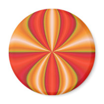 mystery orange magnets by DonnaGraysonAbstract mystery orange magnets