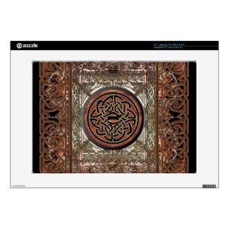 Mystic Copper Celtic Knot on Tapestry with Chains