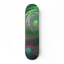 Mystic Forest Sprial Fractal Art Skate Board Decks