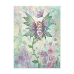 Mystic Garden Flower Fairy in Watercolor Postcard