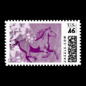 Mystic Garden Horse (Lt. Purple) postage by dreamwhisper Mystic Garden Horse (Lt. Purple) postage