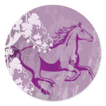Mystic Garden Horse (Lt. Purple) stickers by dreamwhisper Mystic Garden Horse (Lt. Purple) stickers