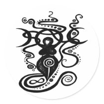 Mystic Goddess 1 stickers