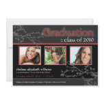 Mystic Goth Custom Graduation Announcement (red)