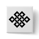 Mystic Knot - B&W 2 Pin