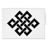 Mystic Knot - B&W 2 Card