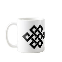 Mystic Knot - B&W 2 Mugs
