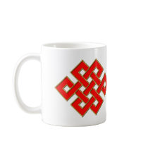 Mystic Knot - Red & Gold 1 Mug