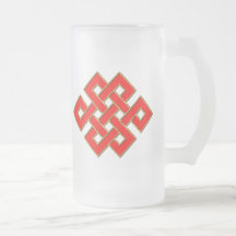 Mystic Knot - Red & Gold 1 Mugs