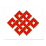 Mystic Knot - Red & Gold 1 Poster
