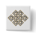 Mystic Knot - Silver & Gold 1 Buttons