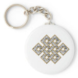 Mystic Knot - Silver & Gold 1 Keychain