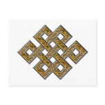 Mystic Knot - Silver & Gold 2 Post Cards