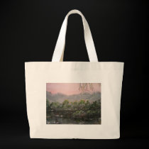 "Mystic Lake" Jumbo Tote bags