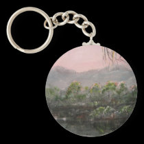"Mystic Lake" Keychain keychains