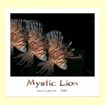 MYSTIC LION Art Print