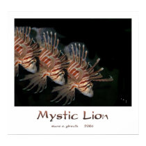 MYSTIC LION Art Print