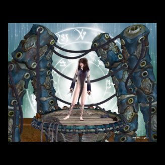 Mystic Maiden Gothic Fantasy Art Poster