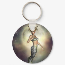 Mystic Moon Mermaid keychains by emmamarlow Mystic Moon Mermaid keychains