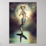 Mystic Moon Mermaid posters