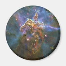Mystic Mountain of Rising Gas in the Carina Nebula Refrigerator Magnets