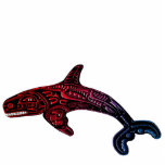 Mystic Native American ORCA WHALE Sculpted Gift Photo Cut Out
