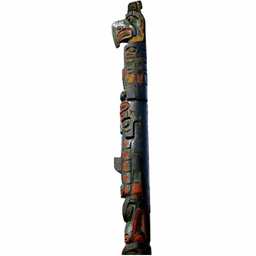 Mystic Native American Totem Pole Sculpted Magnet Acrylic Cut Outs