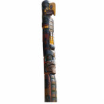 Mystic Native American Totem Pole Sculpted Magnet Cut Out